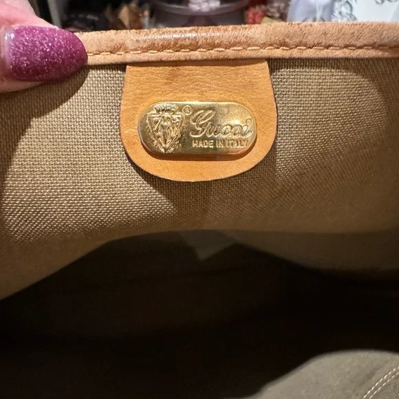 Gucci Vintage Sherry Line Tote Bag - Picture 10 of 11